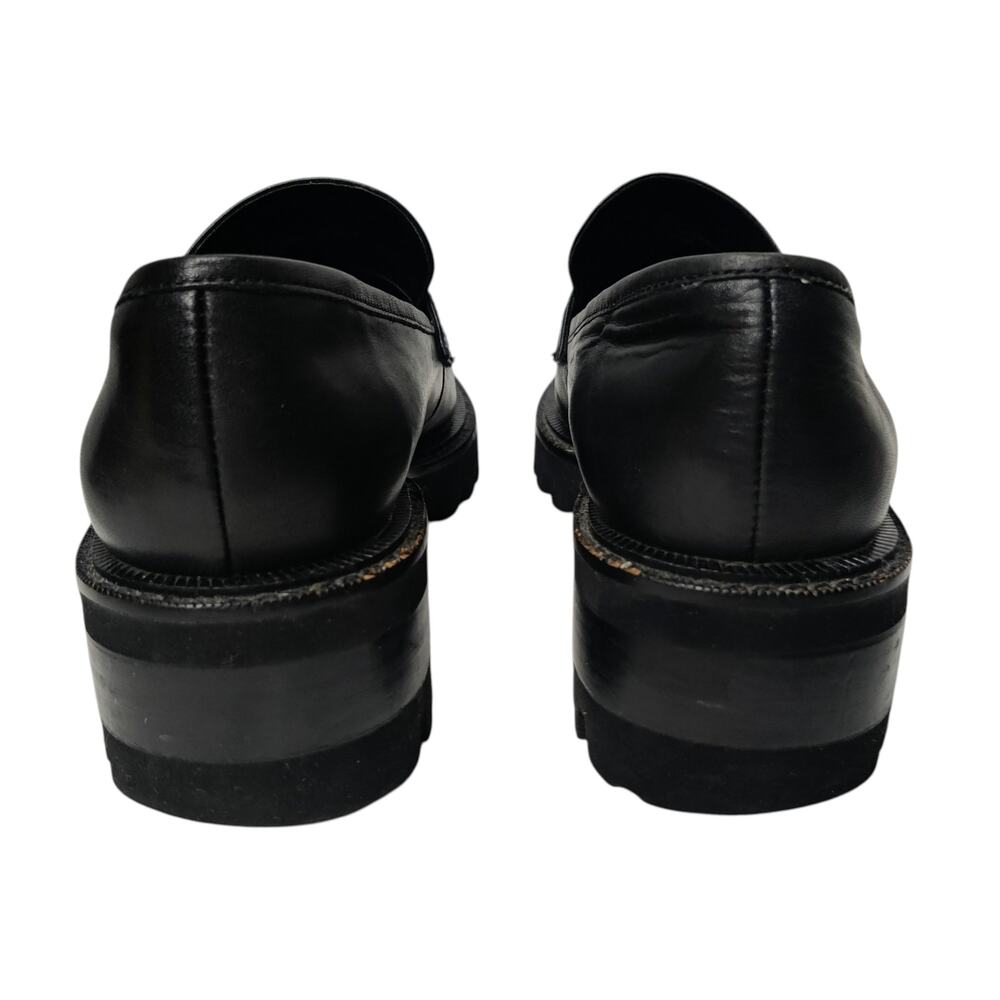 AEROSOLES Black Chunky Sole Loafers - Picture 3 of 11
